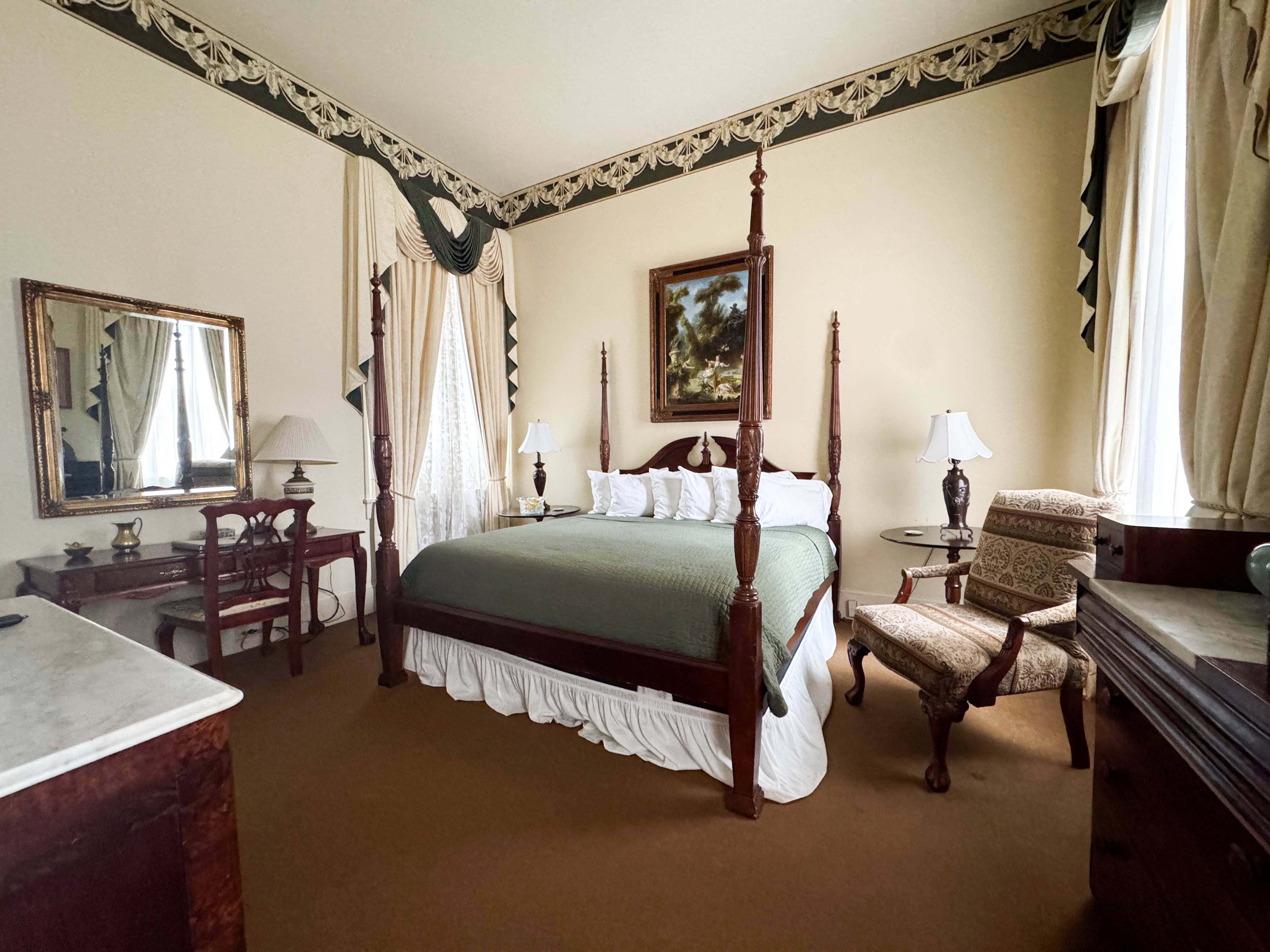 Interior of The William Johnson Suite
